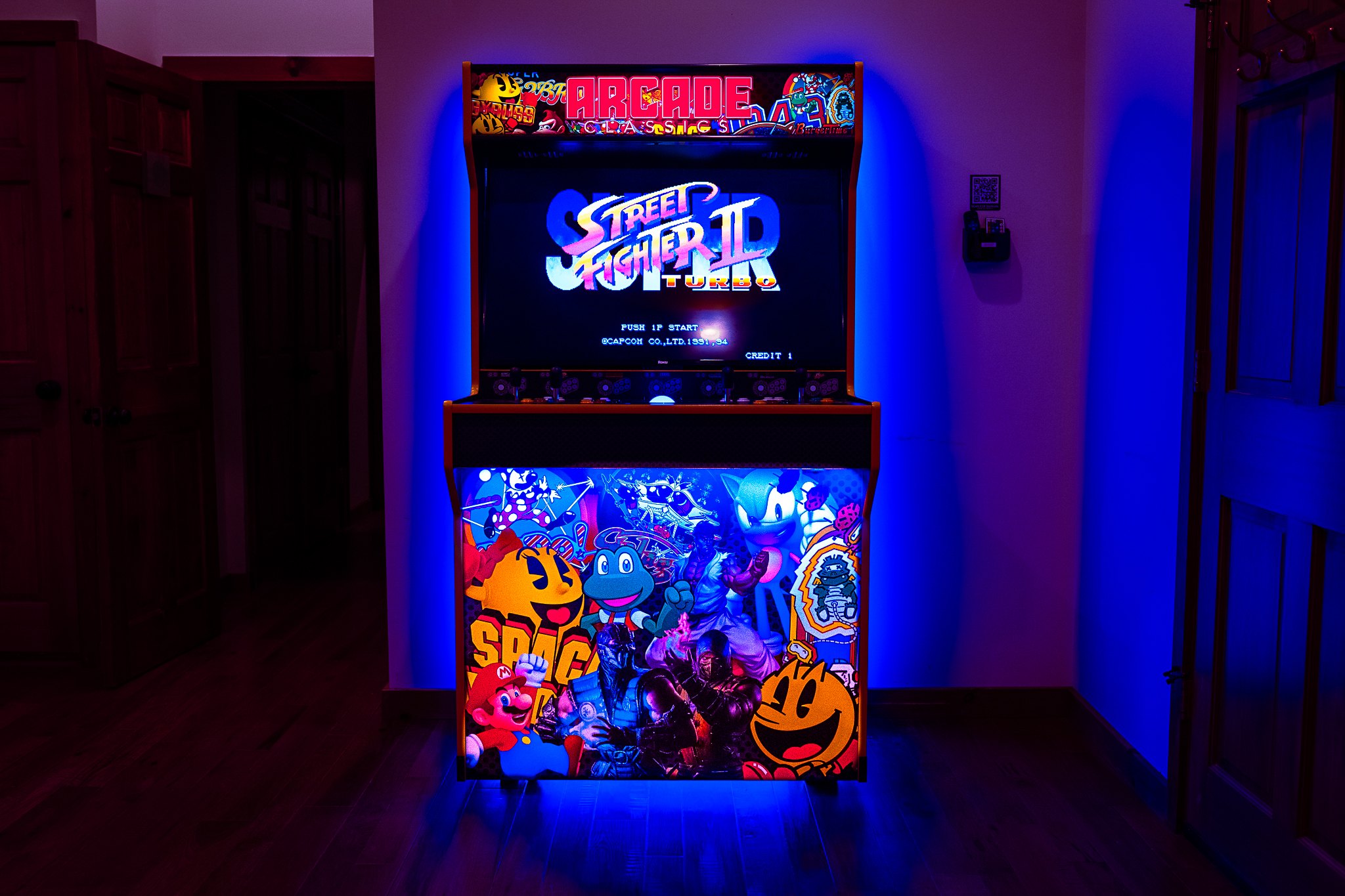 4-player arcade cabinet with over 10,000 arcade and console classics — Slippery Slope Chalet